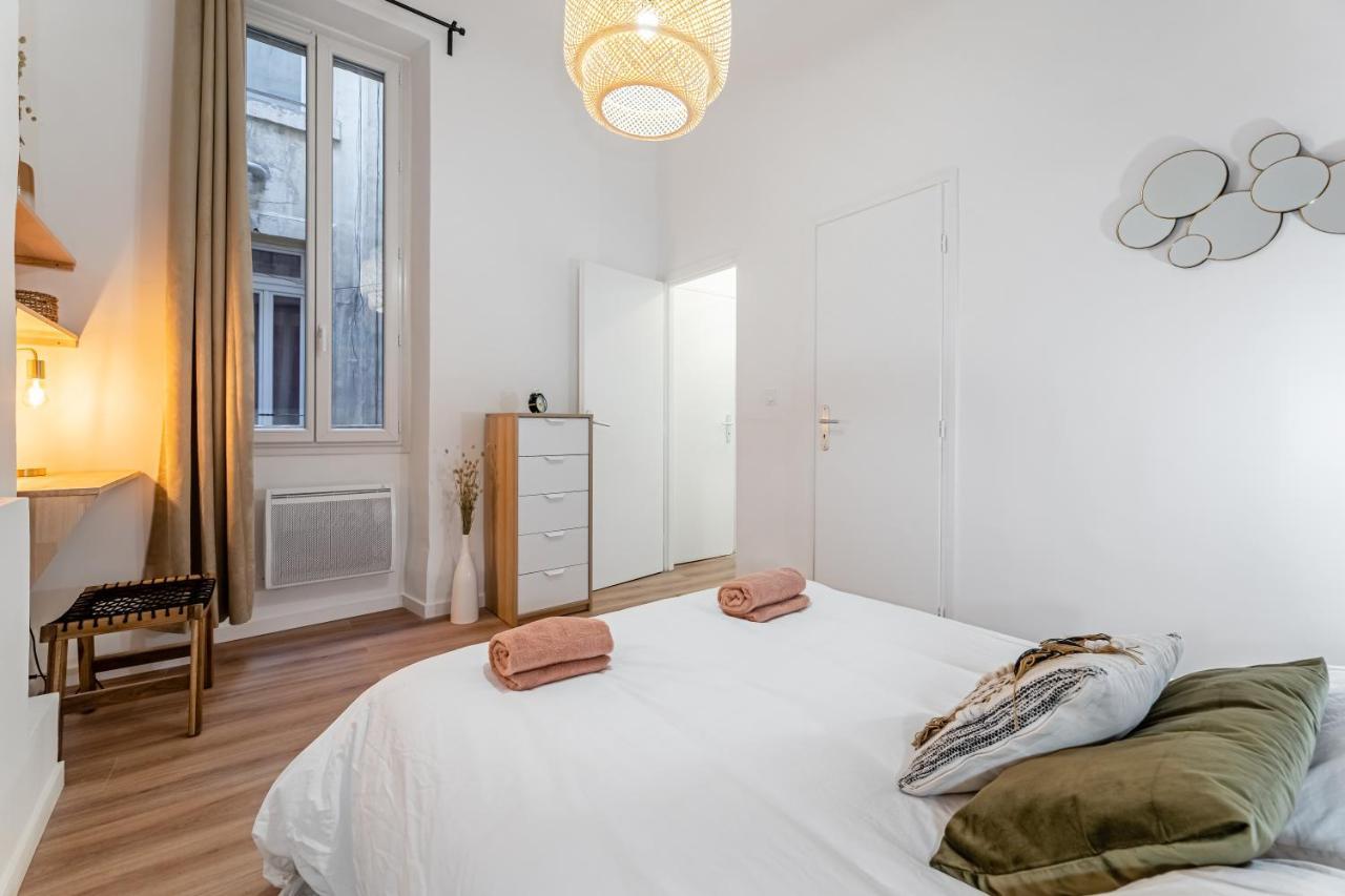 T3 Tout Confort, Moderne, En Centre Ville Marsella Exterior foto